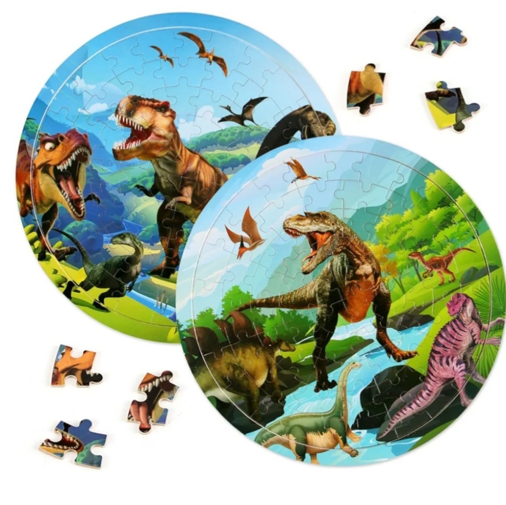 Wooden Dinosaur Puzzles